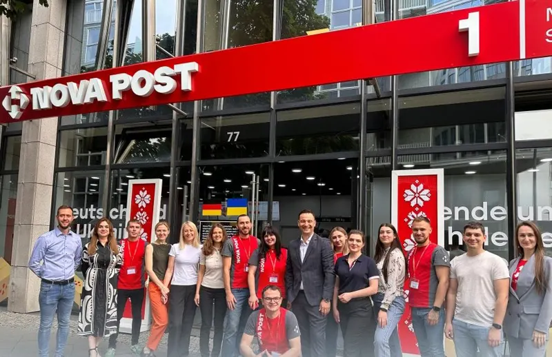 Нова Пошта (Nova Post) успішно відкрила своє перше відділення в Берліні, Німеччина