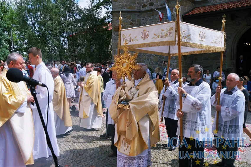 Боже Тіло у Польщі процес святкування
