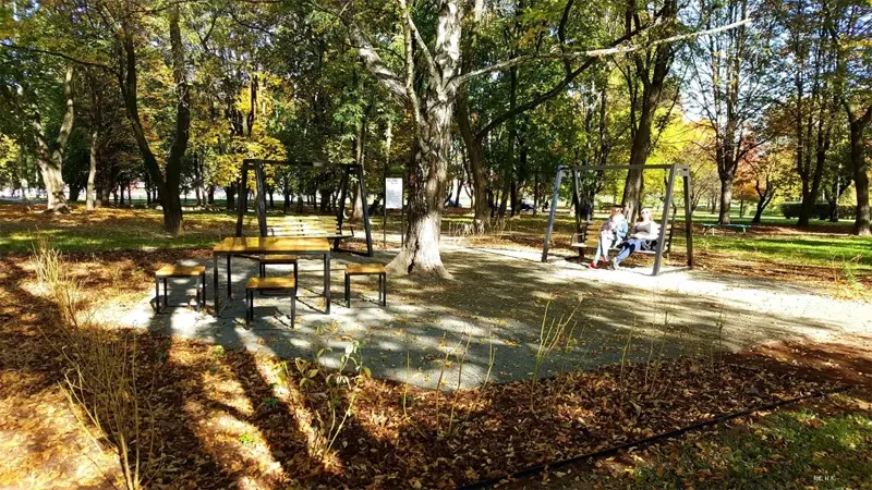 Krowoderski Парк - місце для гриля