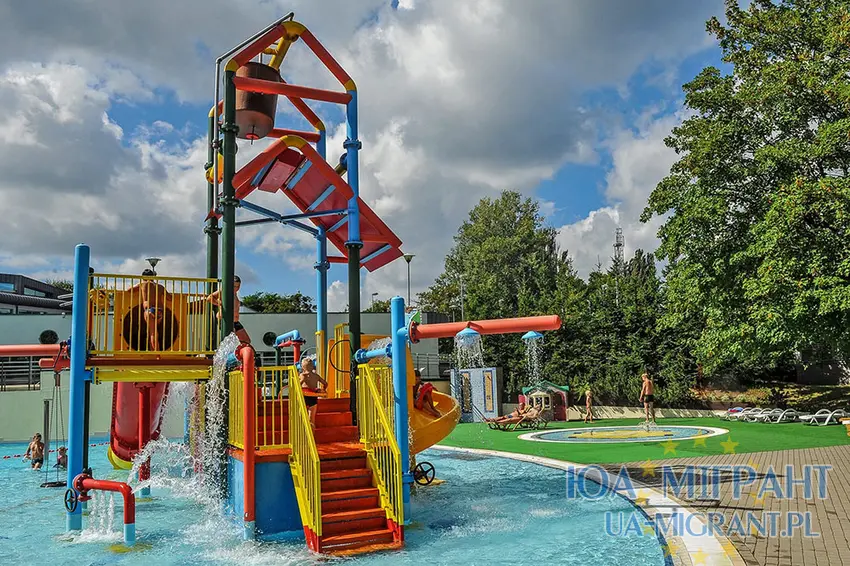 Аквапарк Сопот дитячий майданчик для розваг на воді