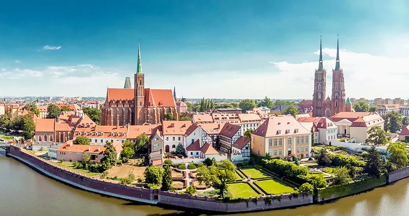 Кафедральний острів Ostrów Tumski у Вроцлаві