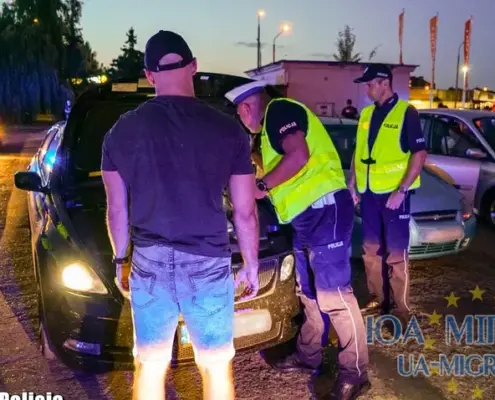 Поліція Варшави нічні гонщики