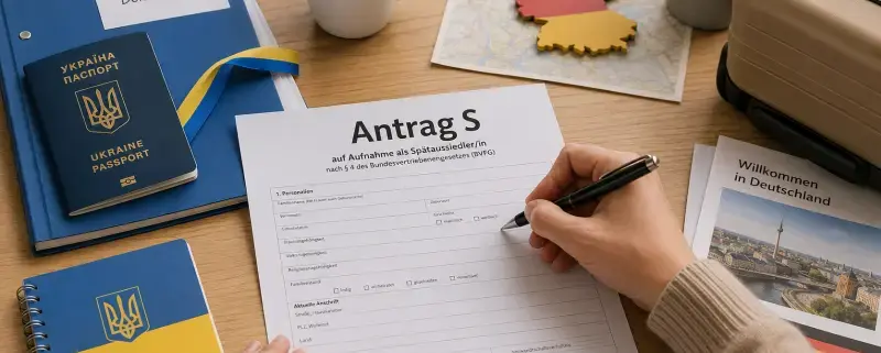Як правильно заповнити Antrag S для переїзду в Німеччину