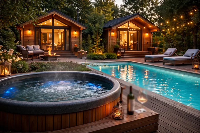 Будиночки для відпочинку біля Варшави: з чаном і басейном