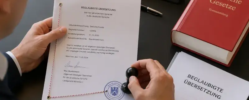 Нотаріально завірений переклад у Німеччині
