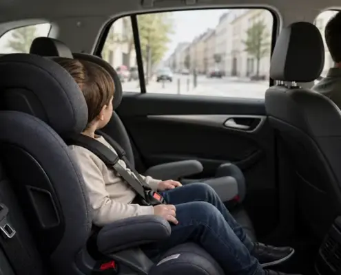 Перевезення дітей у автомобілі в Польщі