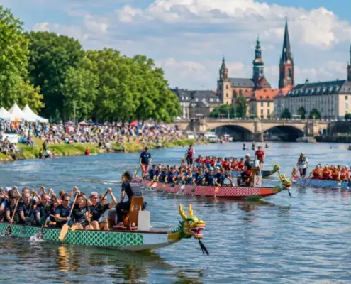 Свято човнів-драконів у Німеччині – Drachenbootrennen