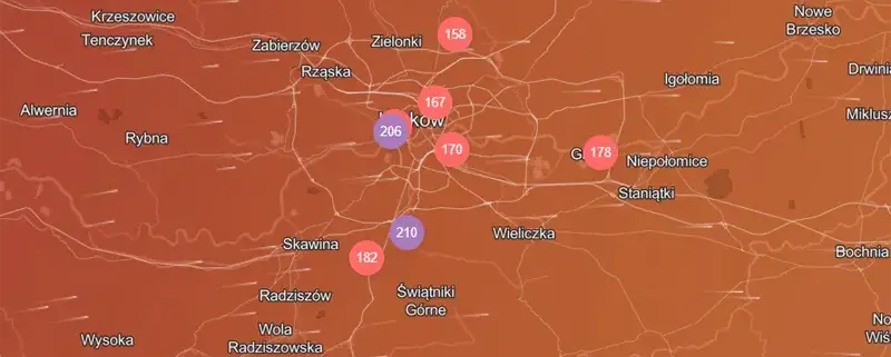 Краків серед найбільш забруднених міст світу