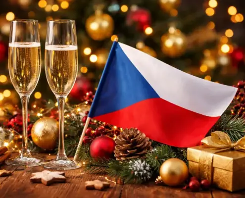 Привітання з Новим роком на чеській мові