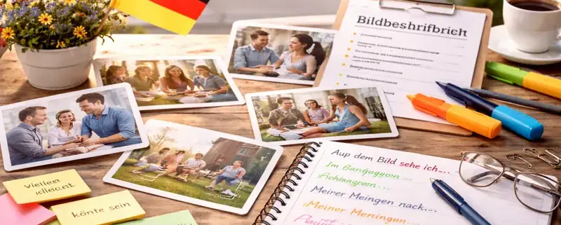 Опис картинки німецькою b1