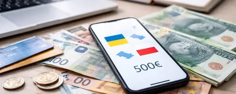 як перевести гроші з україни в польщу