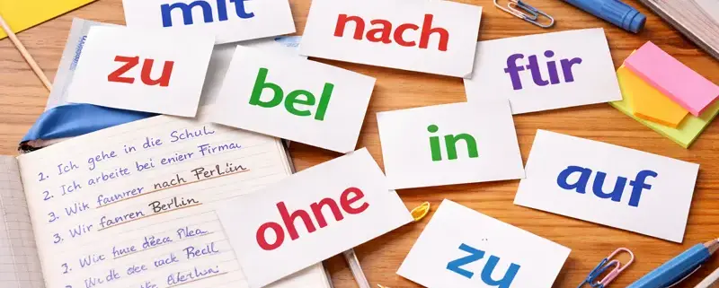 Прийменники в німецькій мові