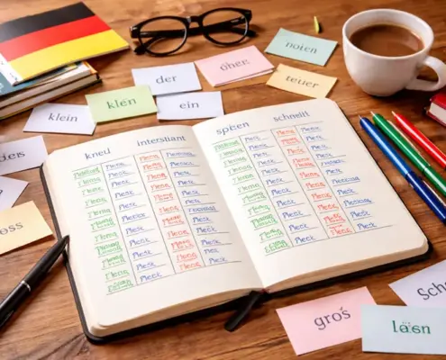 відмінювання прикметників в німецькій мові