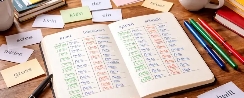 відмінювання прикметників в німецькій мові