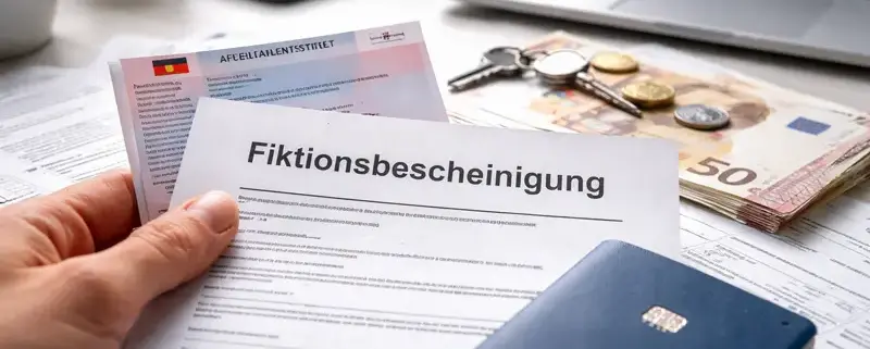 Fiktionsbescheinigung у Німеччині