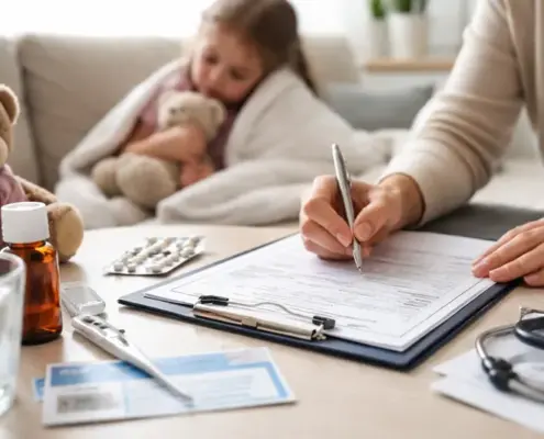 лікарняний по догляду за дитиною в чехії