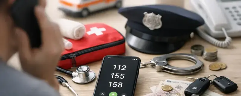 Корисні номери й екстрені контакти в Чехії