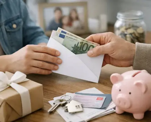 Перекази в сім’ї, подарунки та «гроші від батьків» у Польщі