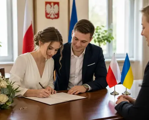 Реєстрація шлюбу українців у Польщі