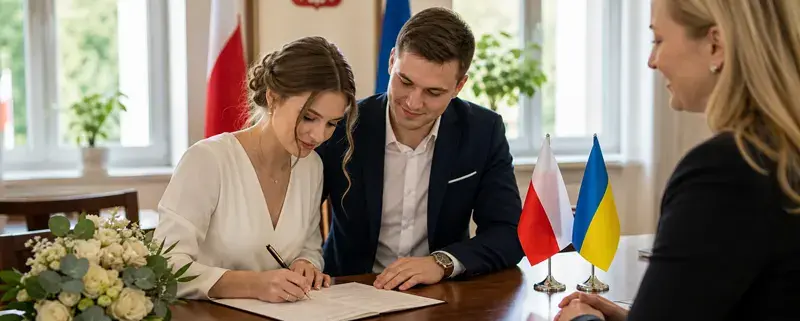 Реєстрація шлюбу українців у Польщі